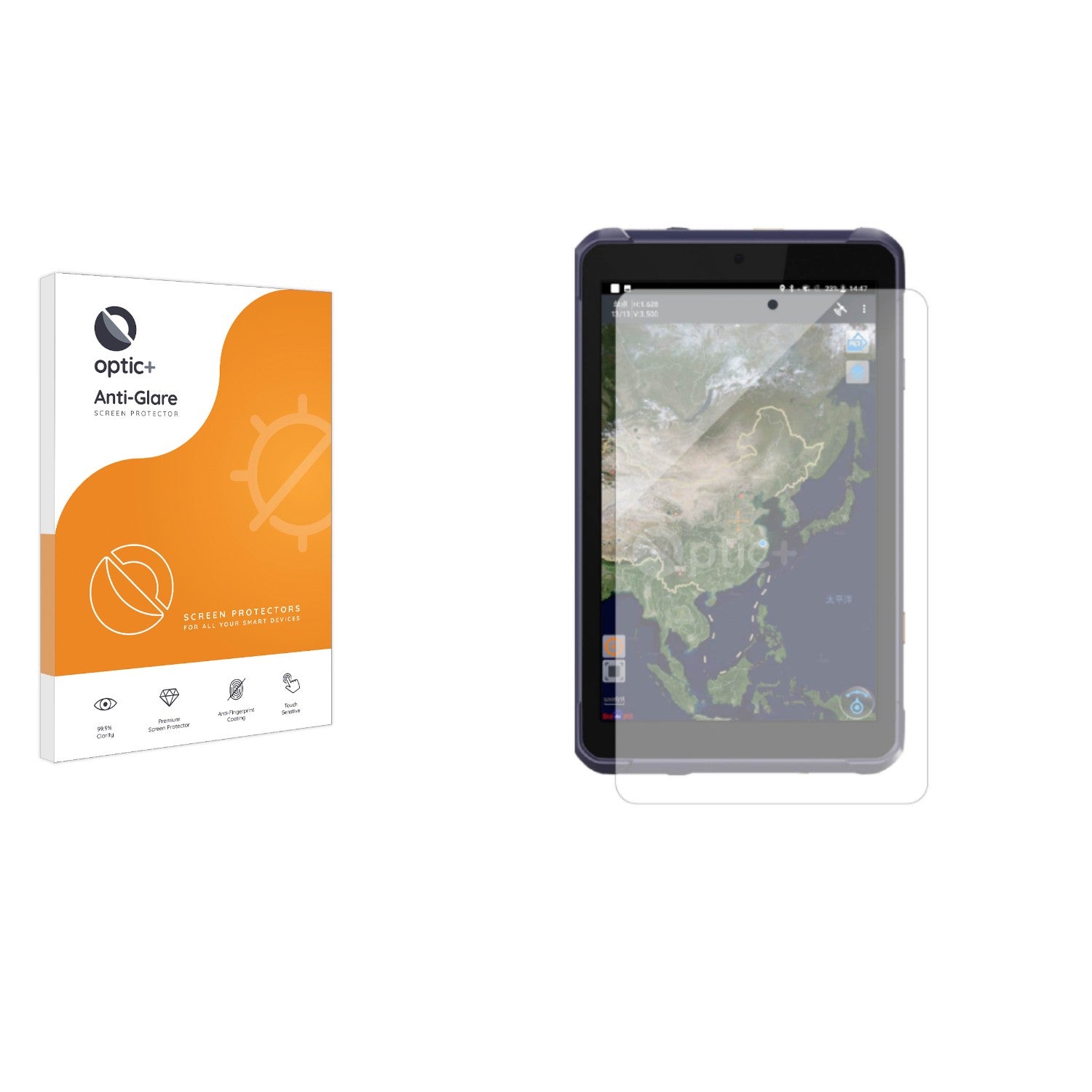 Brotect Protection Écran Verre Pour CHCNAV LT800 Film Protecteur Vitre 9H [Anti-Rayures, Transparent