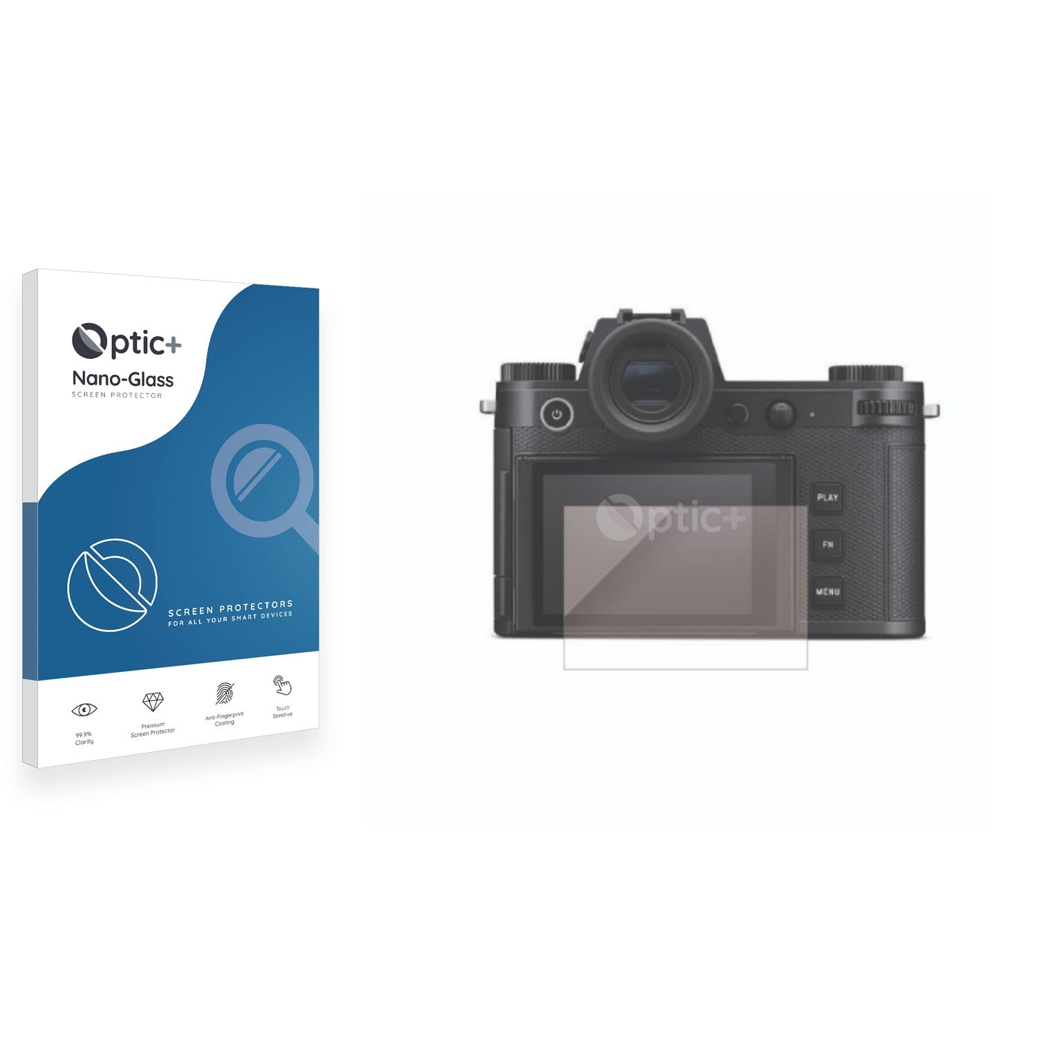 Brotect Pellicola Vetro Opaca Per Leica SL2 [Anti-Riflesso, Durezza 9H] - AirGlass Matte, Made In Germany - 3