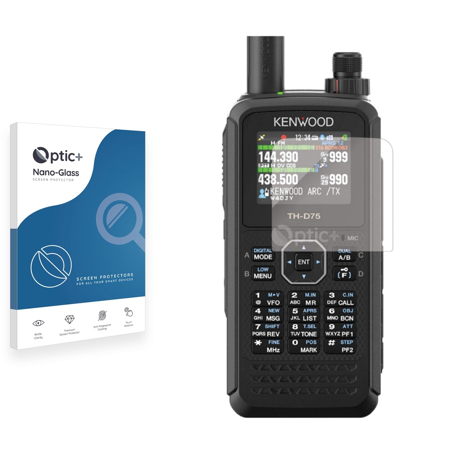 atFoliX Verre film protecteur pour Icom ID-51E Plus2 9H Hybride atFoliX Verre film protecteur pour Icom ID-51E Plus2 9H Hybride