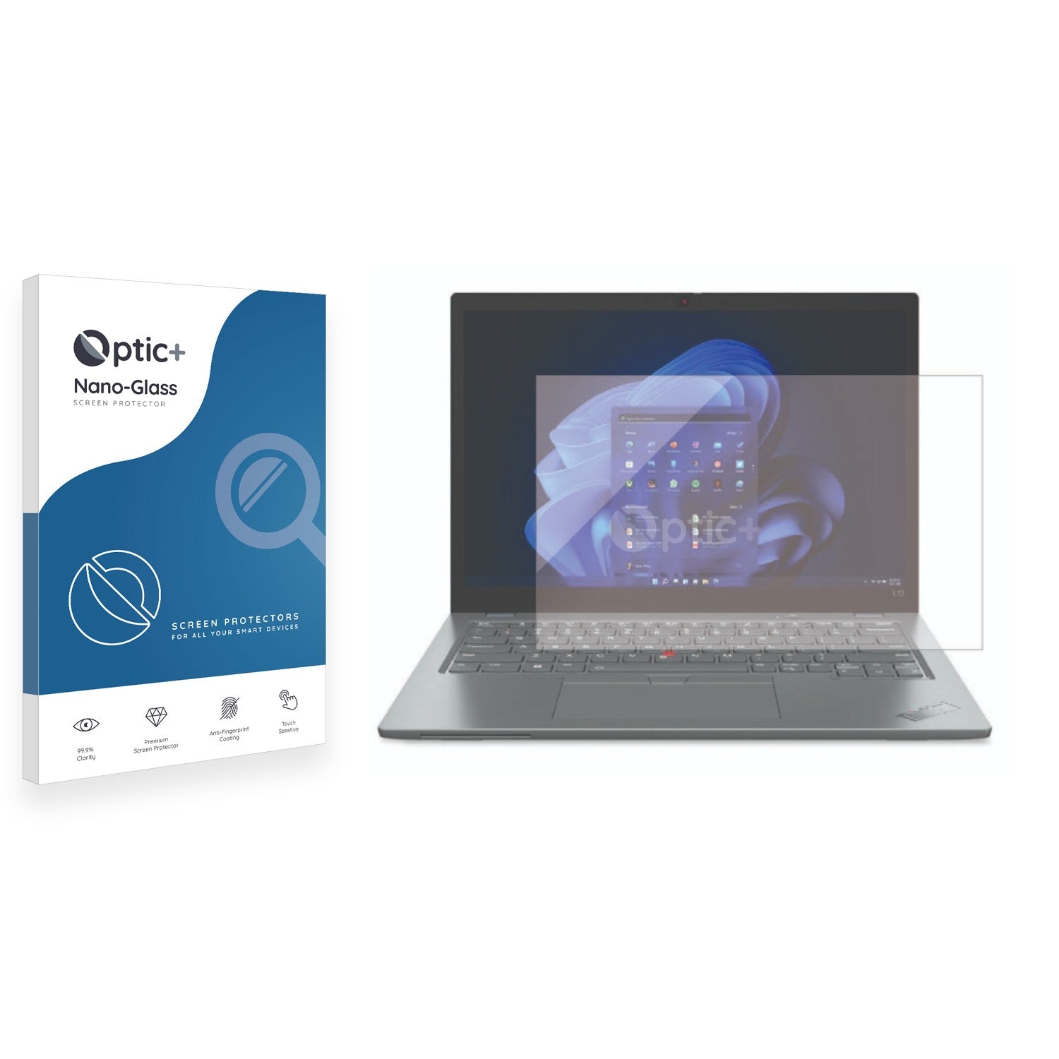 Upscreen Privacy Screen Protector Compatible With Lenovo ThinkPad L13 Yoga Gen 4 - Anti-Spy Screen Protection