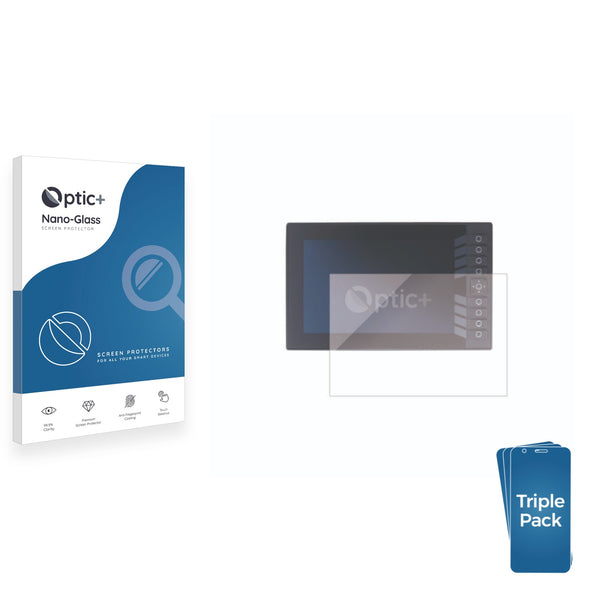 3pk Optic+ Nano Glass Screen Protectors for ifm electronic CR1102