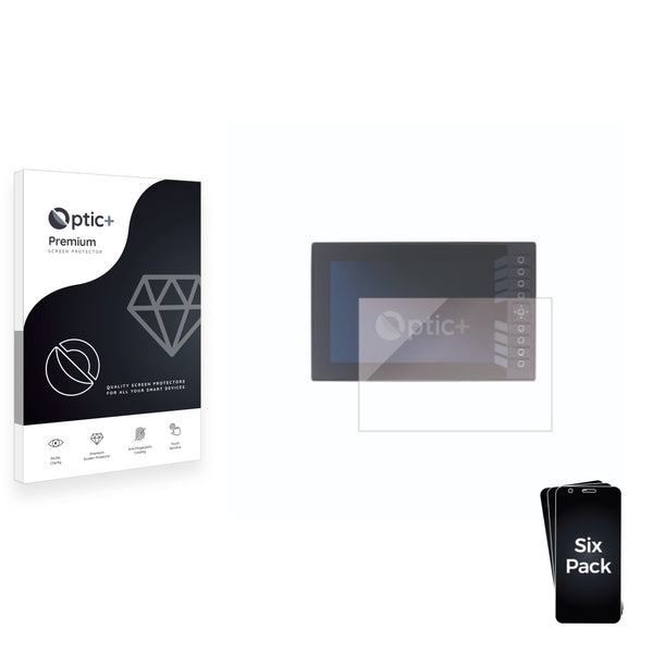 6pk Optic+ Premium Film Screen Protectors for ifm electronic CR1102