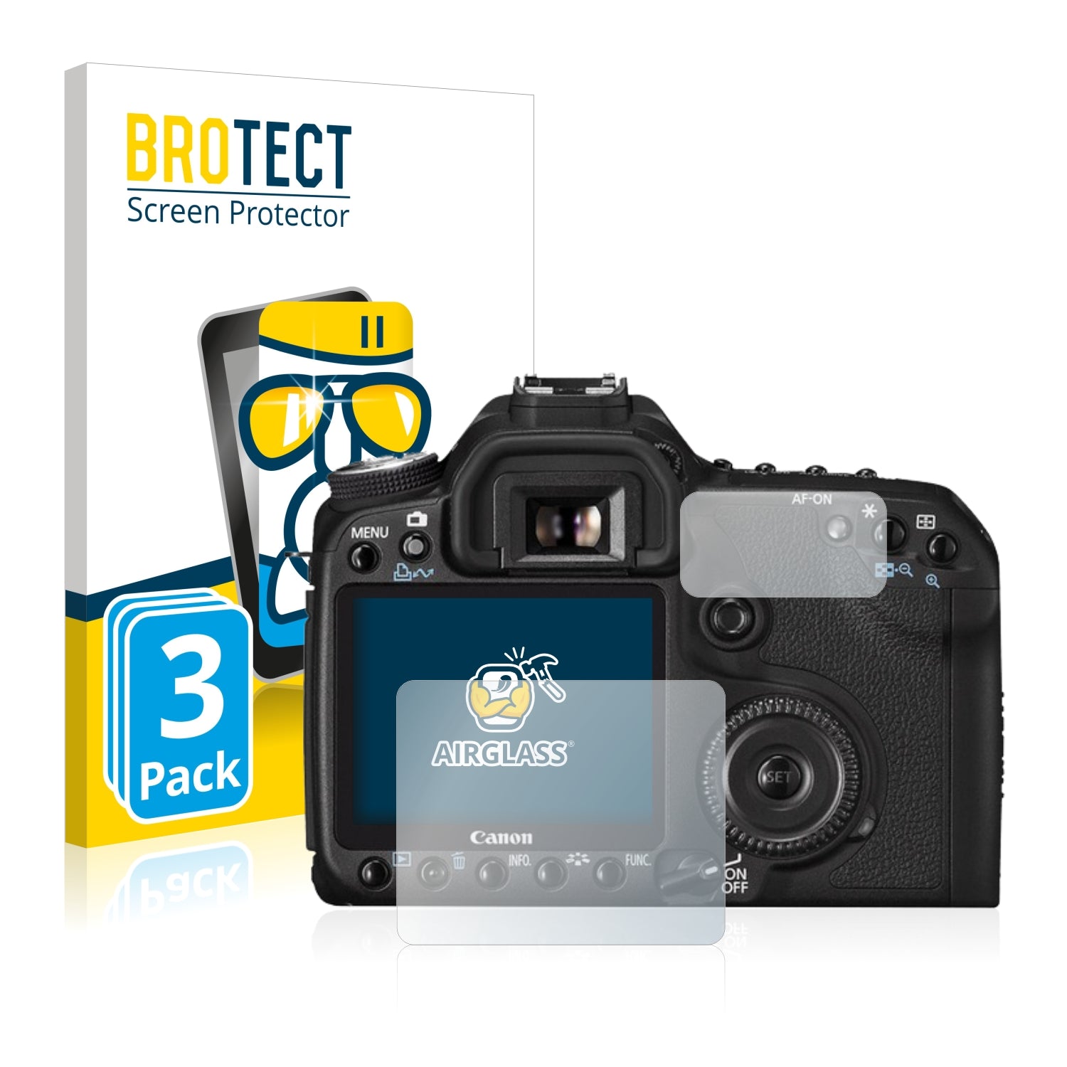 BROTECT Glas Screen Protector voor Canon EOS RP (3 BROTECT Glas Screen Protector voor Canon EOS RP (3
