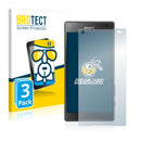 3x BROTECT AirGlass Glass Screen Protector for Sony Xperia Z5 Compact