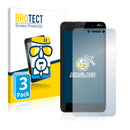 3x BROTECT AirGlass Glass Screen Protector for Wiko Lenny 4 Plus