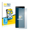 3x BROTECT AirGlass Glass Screen Protector for Sony Xperia 10
