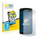 3x BROTECT AirGlass Glass Screen Protector for Zebra EC50