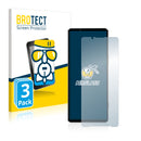 3x BROTECT AirGlass Glass Screen Protector for Sony Xperia 1 IV
