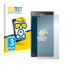 3x BROTECT AirGlass Matte Glass Screen Protector for Sony Xperia Z5 Compact