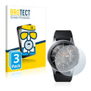 3x BROTECT AirGlass Matte Glass Screen Protector for Samsung Galaxy Watch (46 mm)