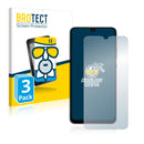 3x BROTECT AirGlass Matte Glass Screen Protector for ZTE Blade A51