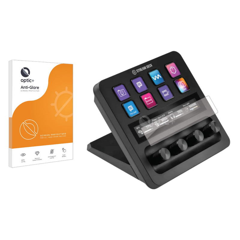 Optic+ Anti-Glare Screen Protector for Elgato Stream Deck +