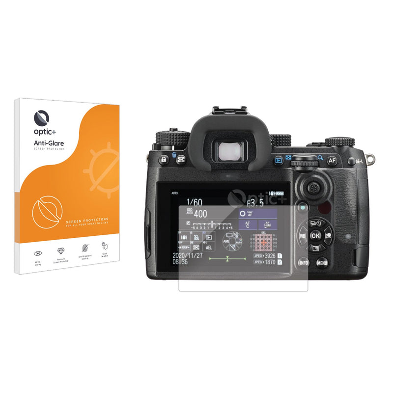 Optic+ Anti-Glare Screen Protector for Pentax K-3 Mark III