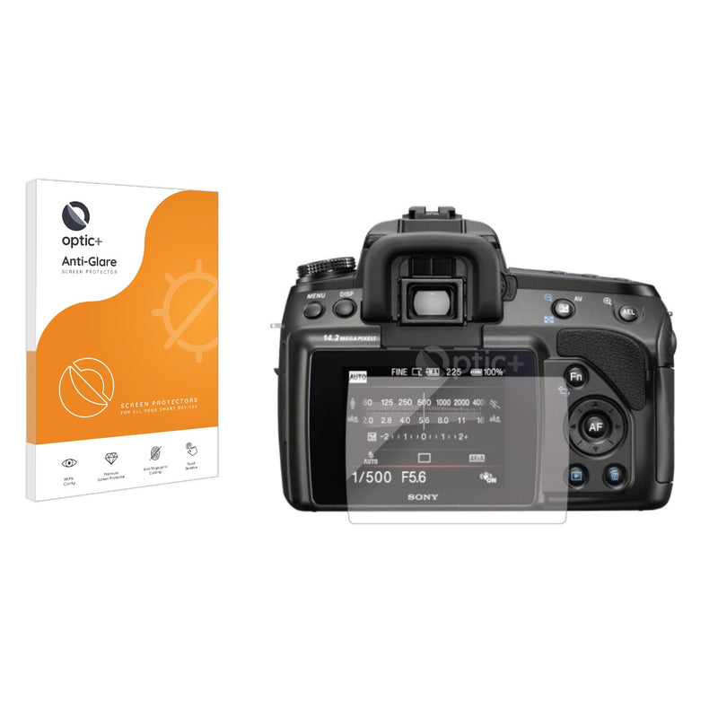 Optic+ Anti-Glare Screen Protector for Sony Alpha 500 (DSLR-A500)