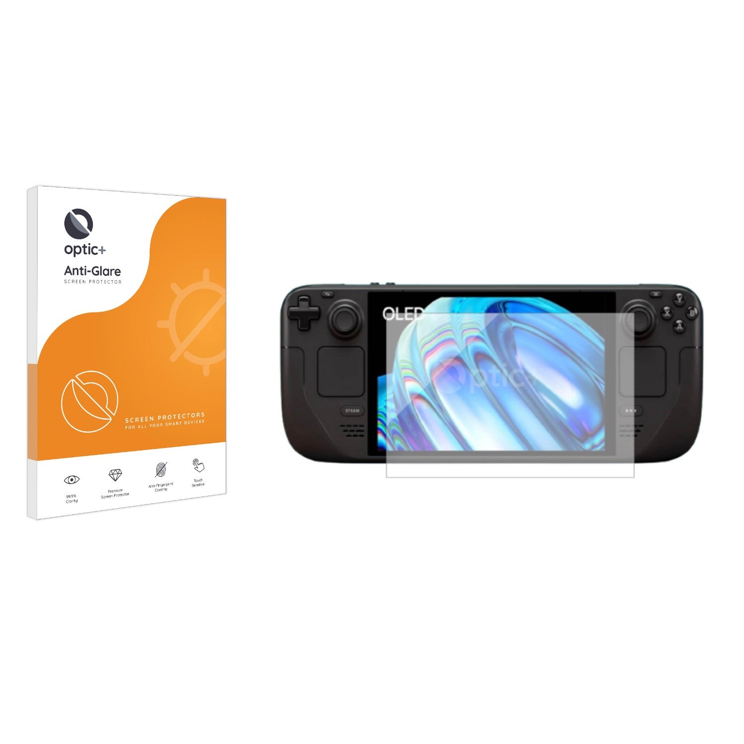 Optic+ Anti-Glare Screen Protector for Valve Steam Deck OLED - ScreenShield