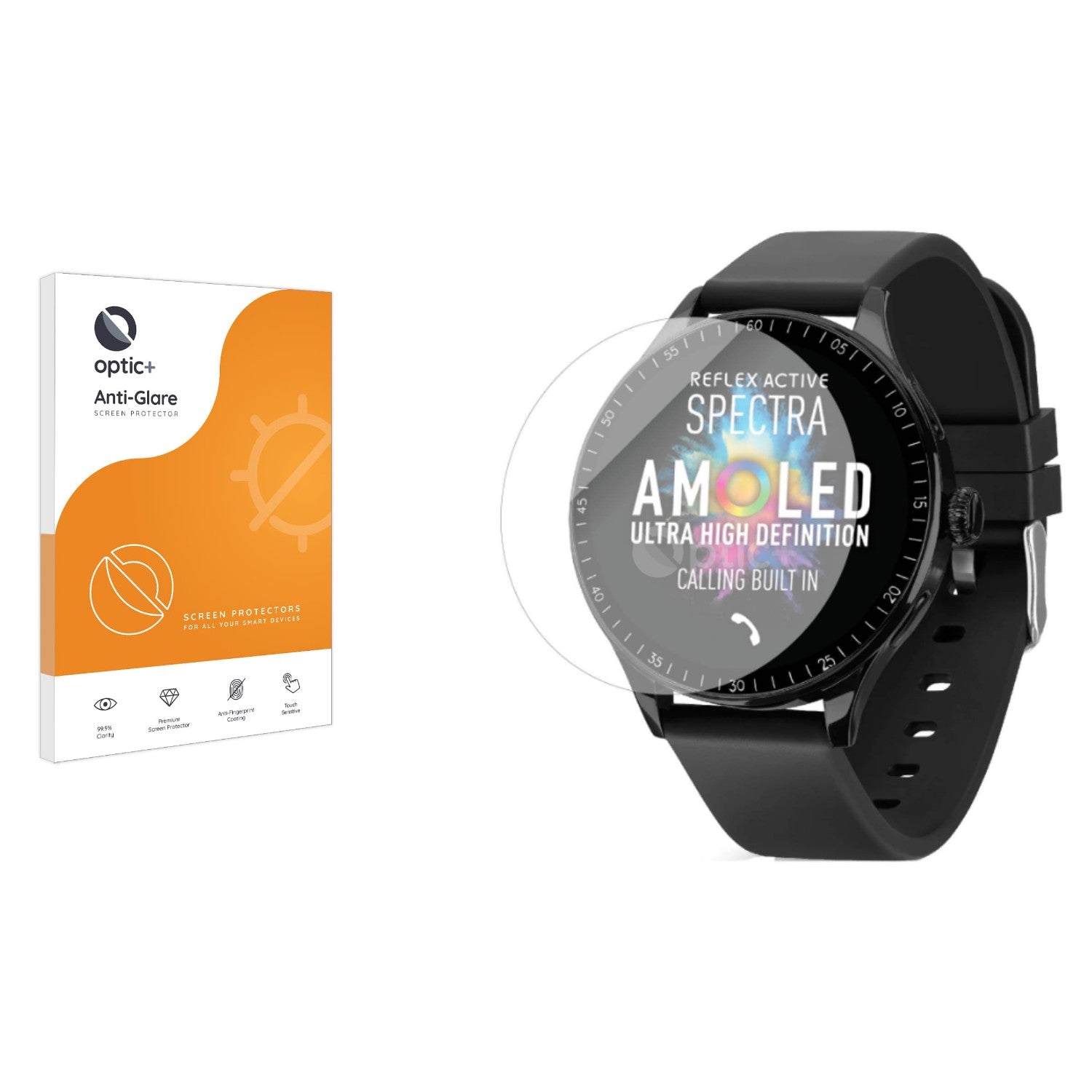 Optic+ Anti-Glare Screen Protector for Reflex Active Spectra 300 R ...