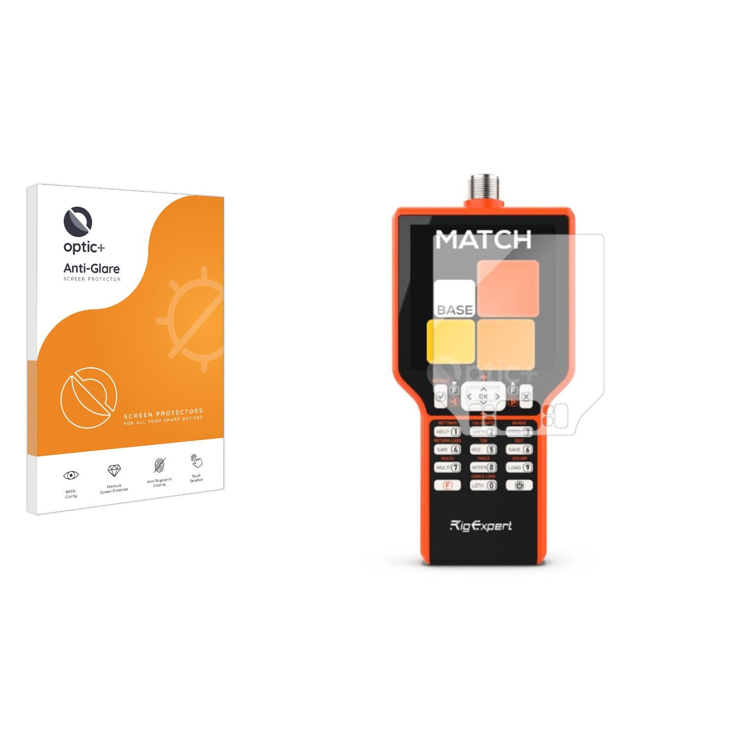 Optic+ Anti-Glare Screen Protector for RigExpert MATCH - ScreenShield