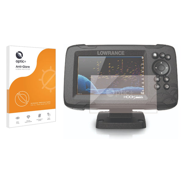 Optic+ Anti-Glare Screen Protector for Lowrance HOOK Reveal 5