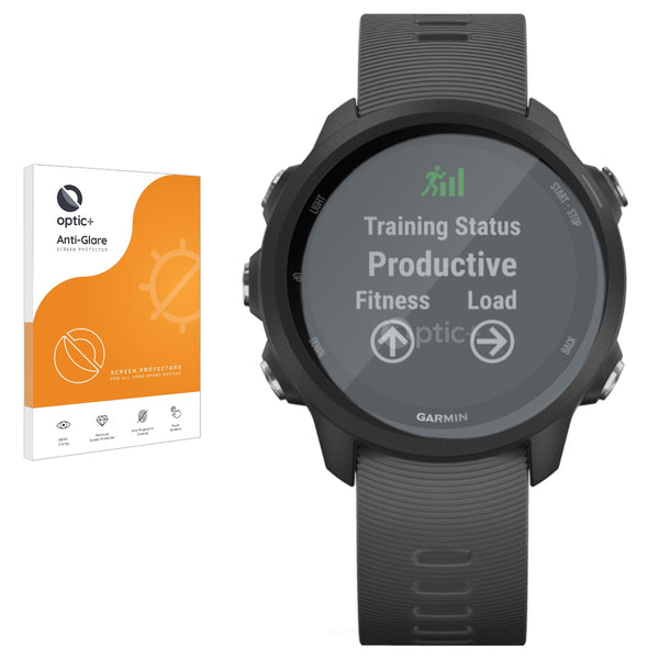 Optic+ Anti-Glare Screen Protector for Garmin Forerunner 245 Music