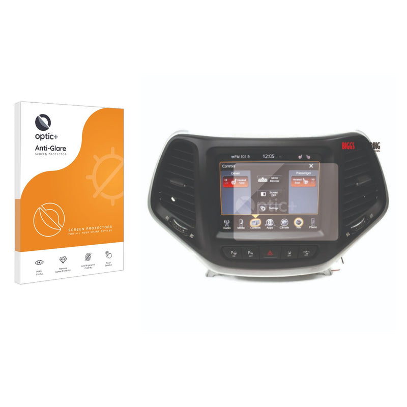 BROTECT 2x Anti-Glare Screen Protector Compatible With Jeep Cherokee
