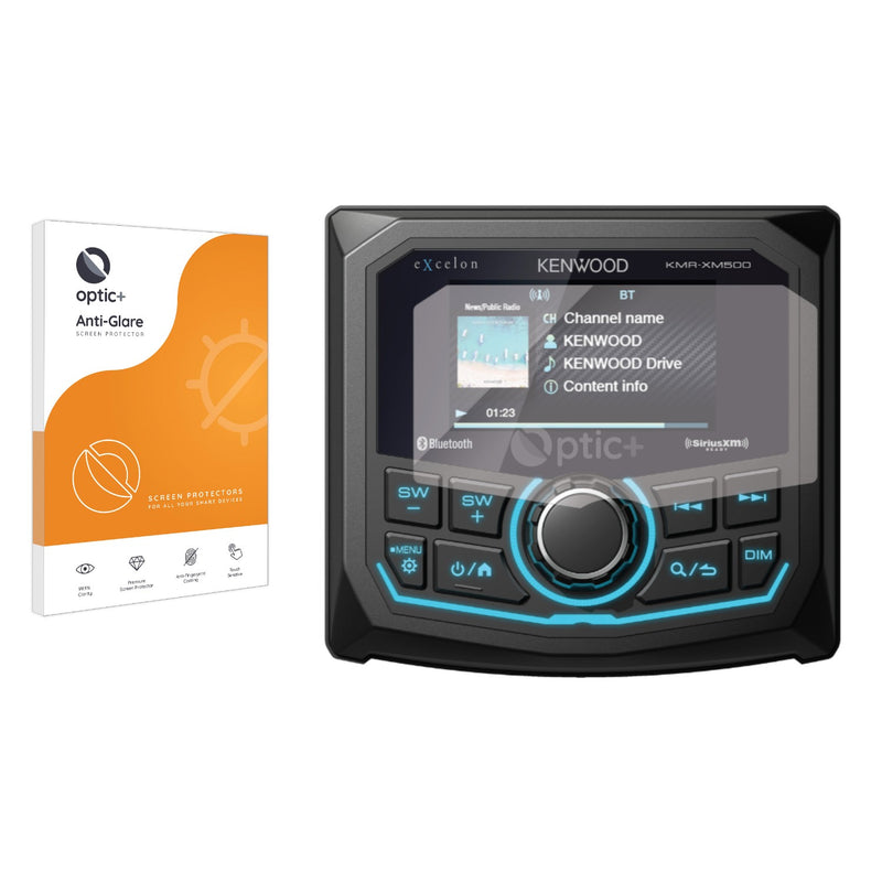 Optic+ Anti-Glare Screen Protector for Kenwood KMR-XM500