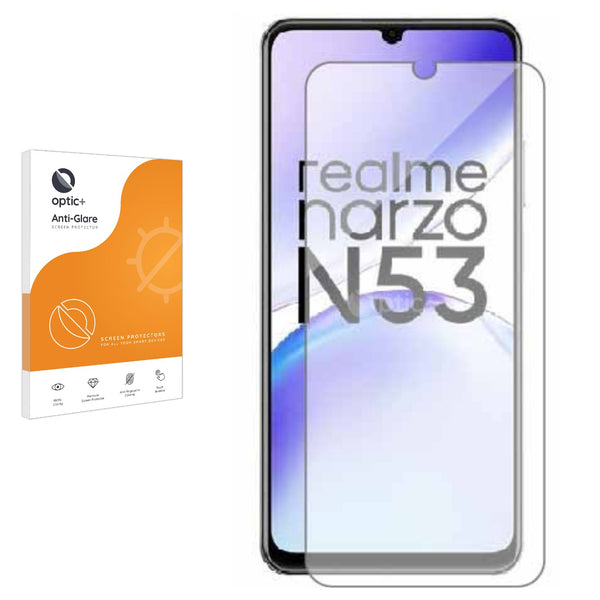 Optic+ Anti-Glare Screen Protector for realme Narzo  N53