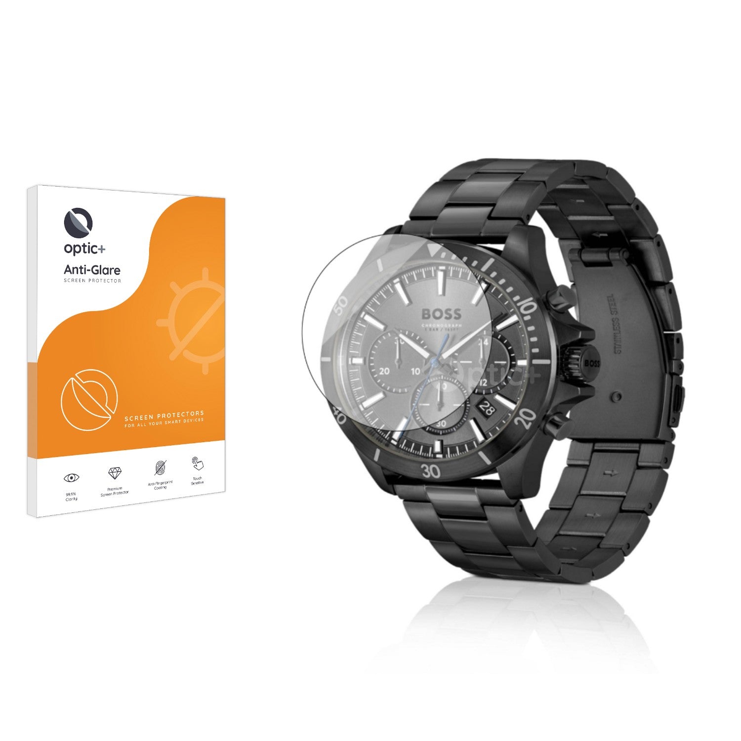 Screen Protectors for Hugo Boss Chronograph 58115493 - ScreenShield