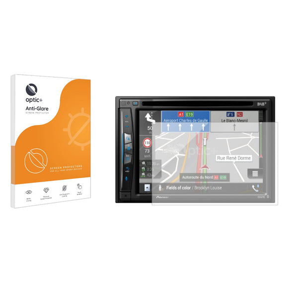 Optic+ Anti-Glare Screen Protector for Pioneer AVIC-Z710DAB-C