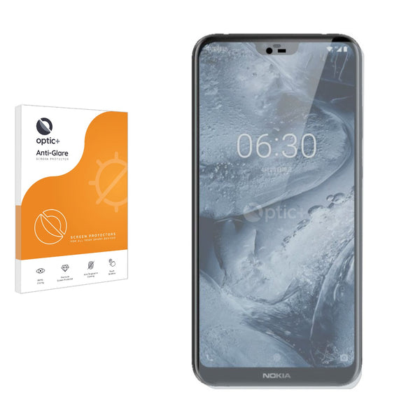 Optic+ Anti-Glare Screen Protector for Nokia 6.1 Plus 2018