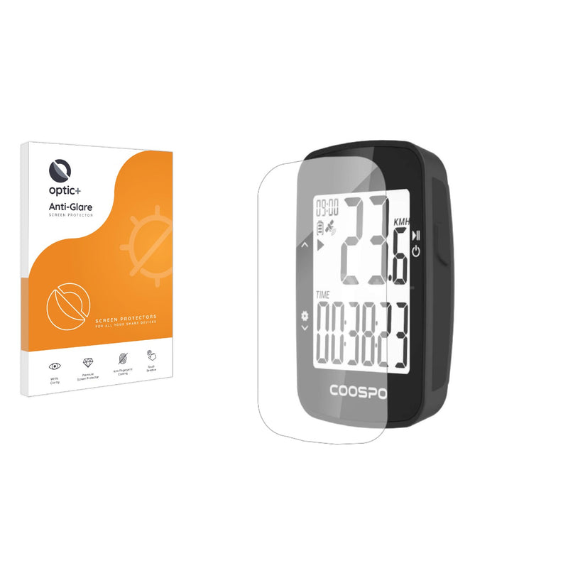 Optic+ Anti-Glare Screen Protector for CooSpo BC26