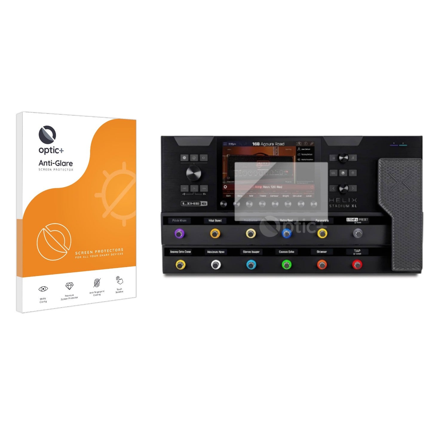 Optic+ Anti-Glare Screen Protector for Line 6 Helix Stadium XL ...