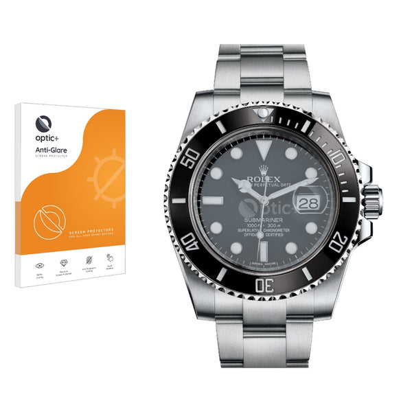 Optic+ Anti-Glare Screen Protector for Rolex Submariner (Date)