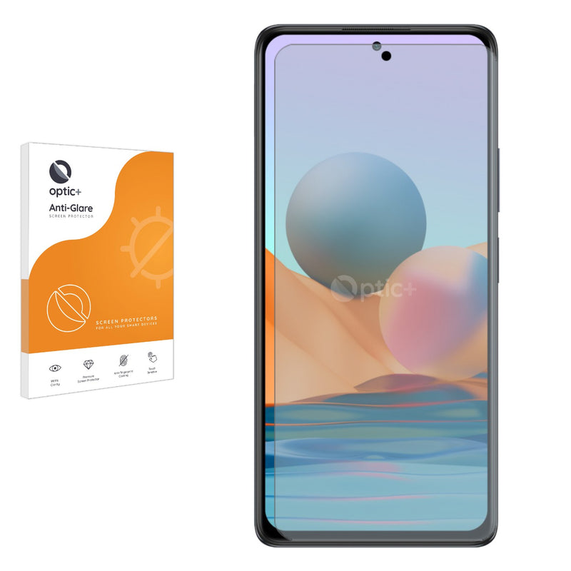 Optic+ Anti-Glare Screen Protector for Xiaomi Redmi Note 10