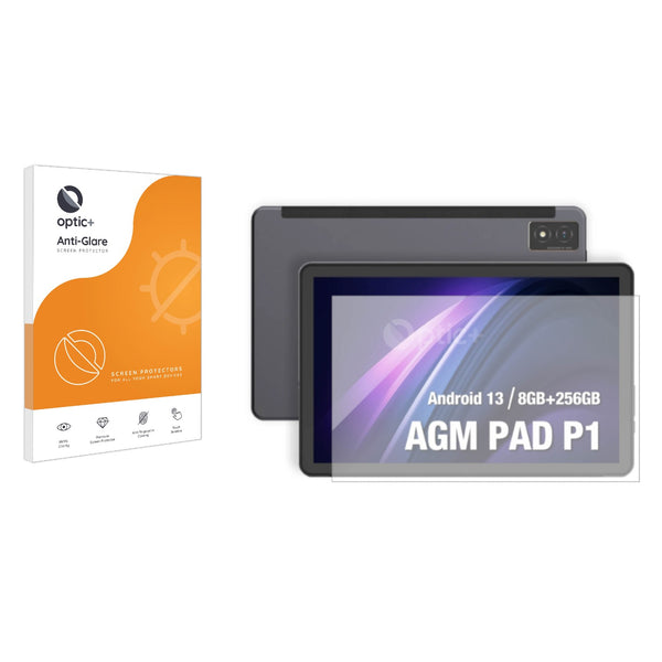 Optic+ Anti-Glare Screen Protector for AGM Pad P1
