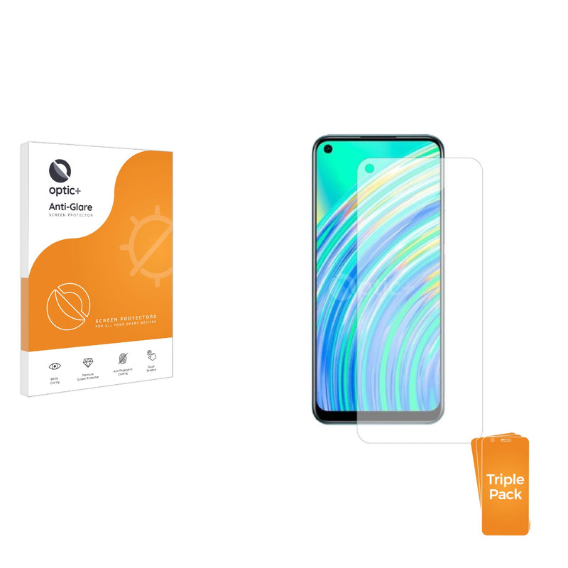 3pk Optic+ Anti-Glare Screen Protectors for realme C17