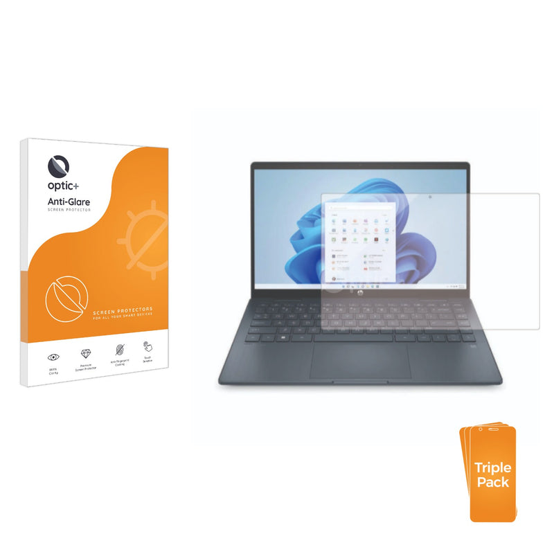 3-pack of Anti-Glare Screen Protectors for HP Pavilion x360 14-ek2154ng 14