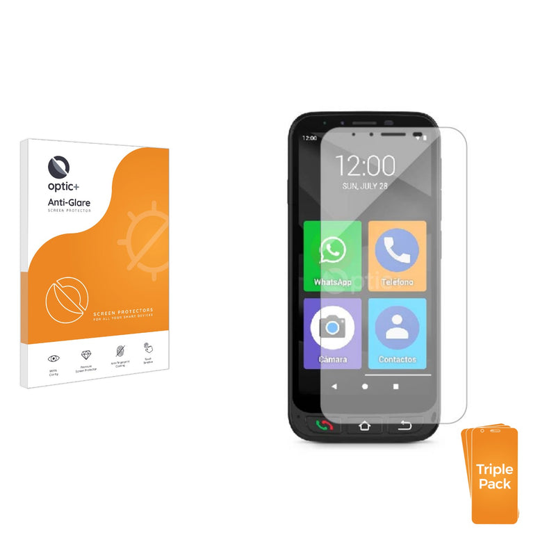 3-pack of Anti-Glare Screen Protectors for SPC Zeus 4G Pro