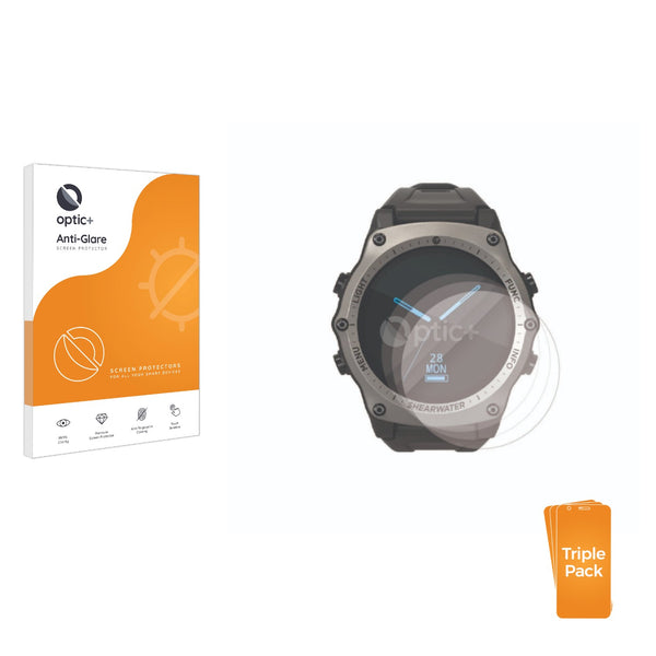 3-pack of Anti-Glare Screen Protectors for Shearwater Teric dive computer