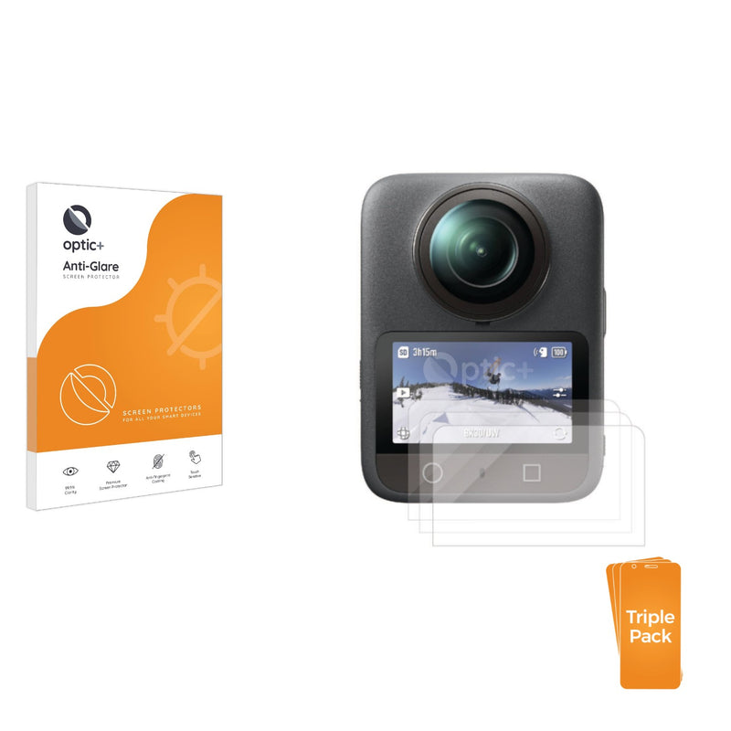 3-pack of Anti-Glare Screen Protectors for DJI Osmo 360