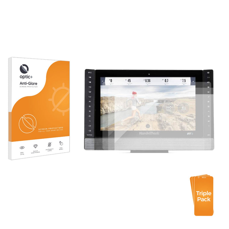 3-pack of Anti-Glare Screen Protectors for NordicTrack NEW Ultra 2450 Treadmill