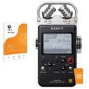 3pk Optic+ Anti-Glare Screen Protectors for Sony PCM D100