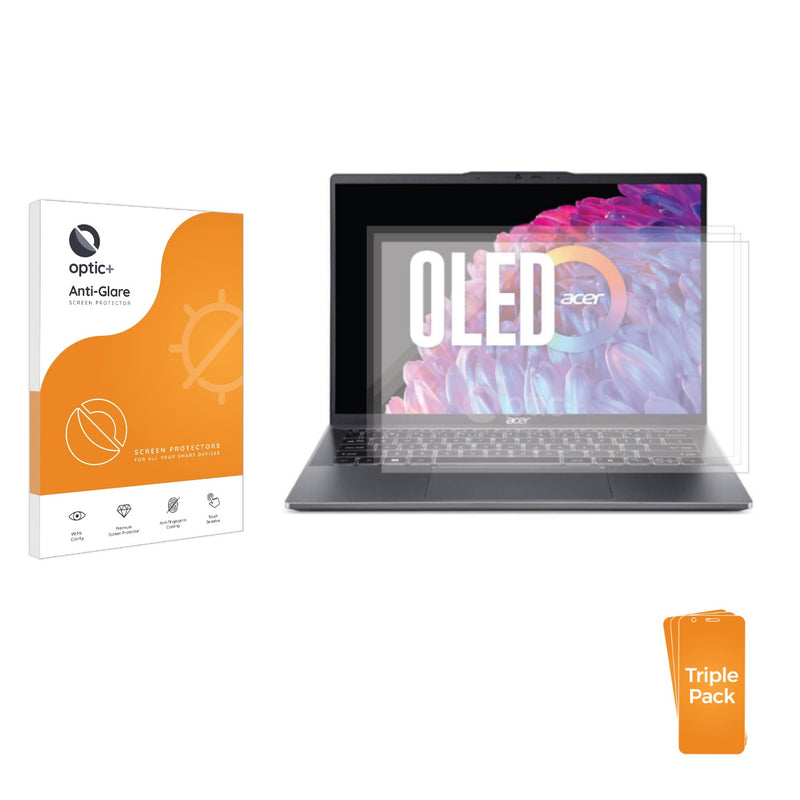 3-pack of Anti-Glare Screen Protectors for Acer Swift Go 14 OLED