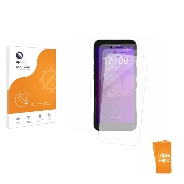 3-pack of Anti-Glare Screen Protectors for Datalogic Memor 17 HC