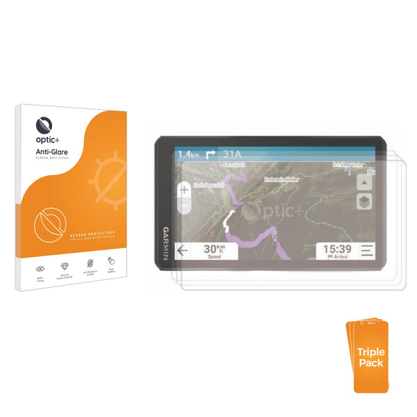 3-pack of Anti-Glare Screen Protectors for Garmin Tread 2