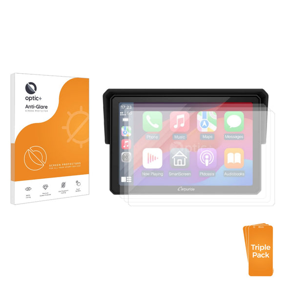 3-pack of Anti-Glare Screen Protectors for Carpuride W502 Pro 5