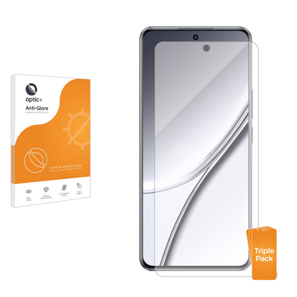 3pk Optic+ Anti-Glare Screen Protectors for realme GT5 Pro