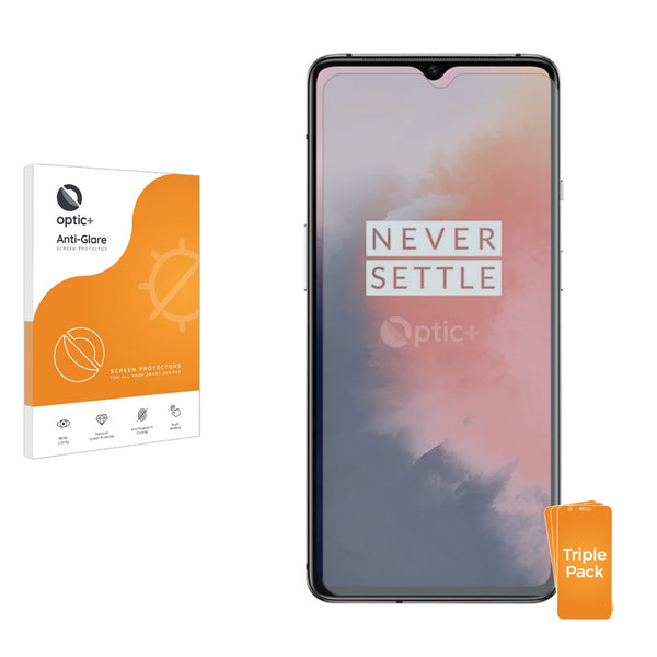 3pk Optic+ Anti-Glare Screen Protectors for OnePlus 7T