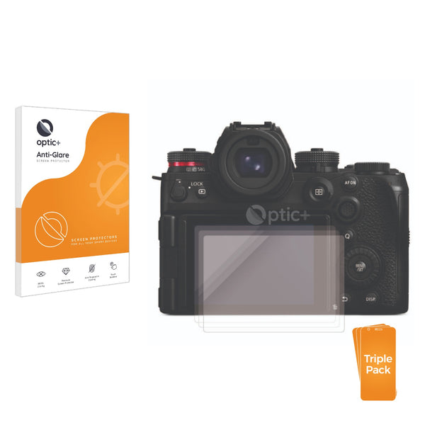 3-pack of Anti-Glare Screen Protectors for Panasonic Lumix DC-S1IIE
