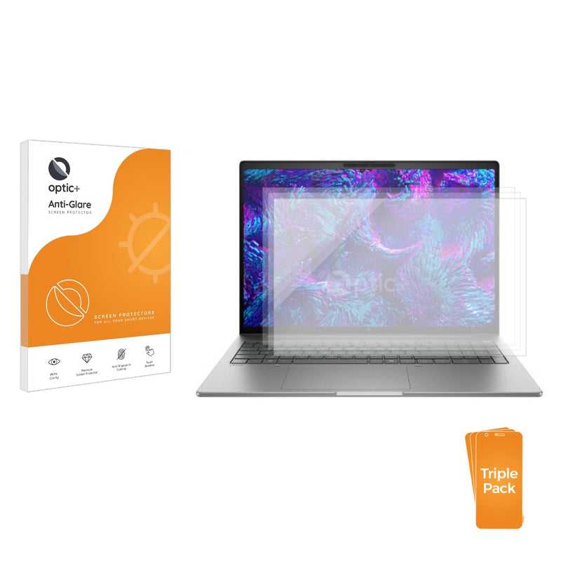 3-pack of Anti-Glare Screen Protectors for HP ZBook 8 G1i 16"