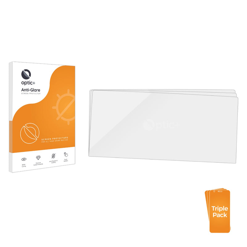 3-pack of Anti-Glare Screen Protectors for Volkswagen Golf Life 2019-2024 Infotainment System